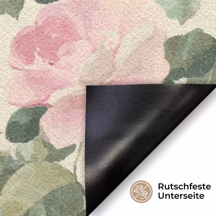 Rozen - Botanisch - Roze Deurmat klein 898 -antislip_DE