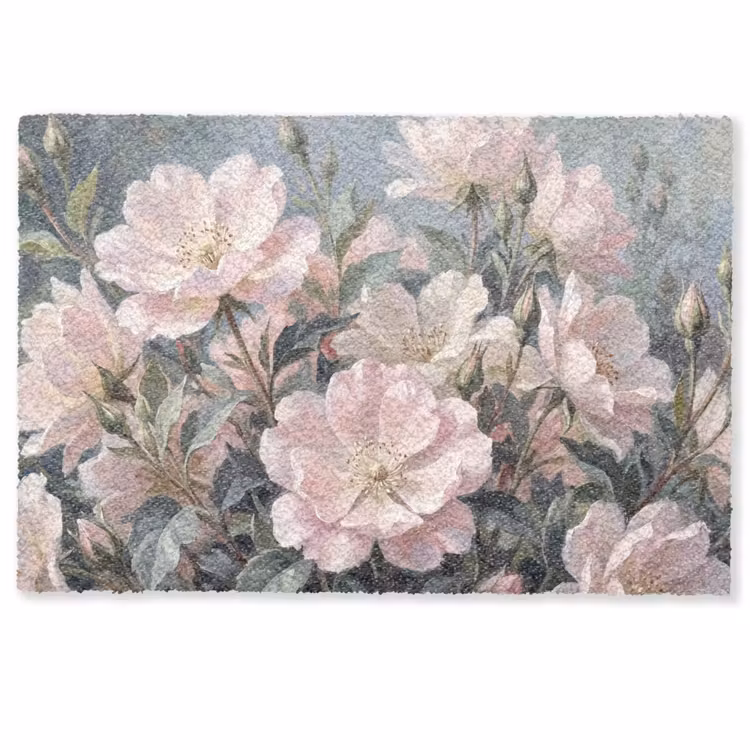 Rozen - Illustratie - Roze Deurmat klein -zkaufland3d