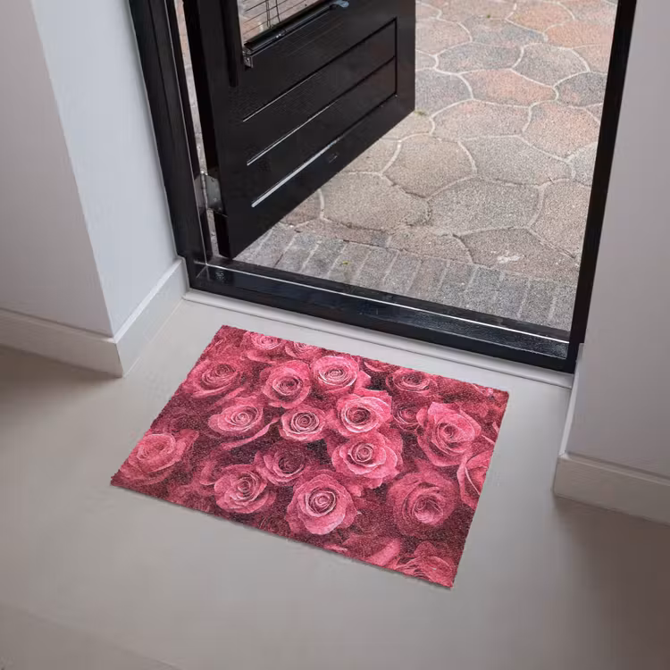 Rozen - Pink - Bloem Deurmat klein -sfeer5