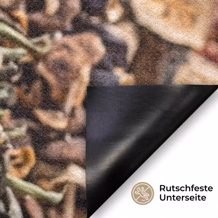 Fußmatte - Rote Chilischoten – Essen - Rode pepers - Eten Deurmat klein