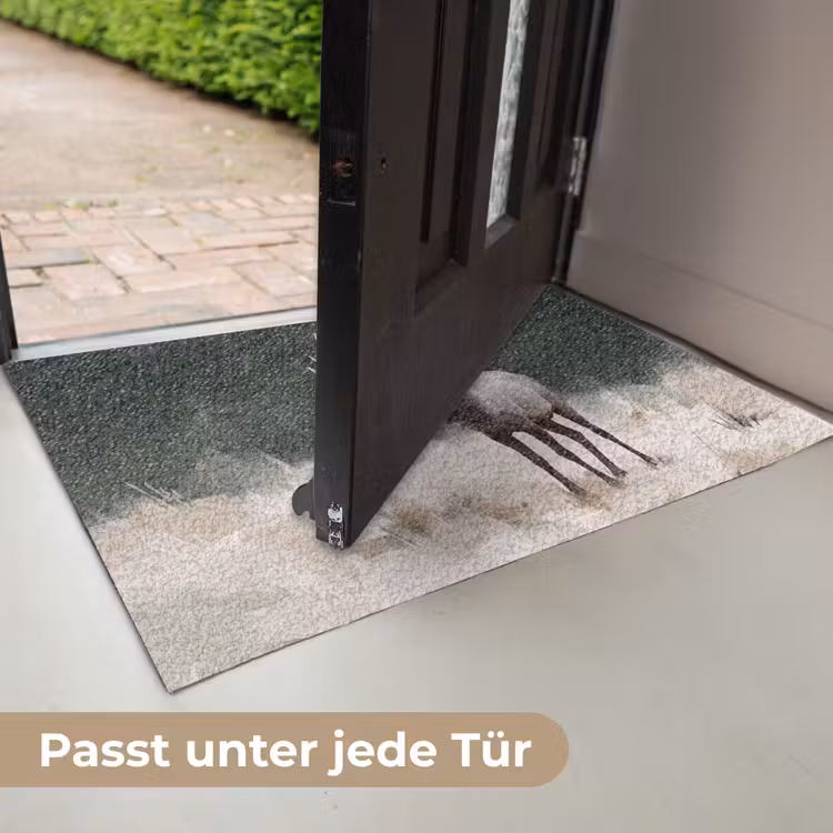Edelhert - Gewei - Schildering - Rustiek Deurmat klein -USP_DE