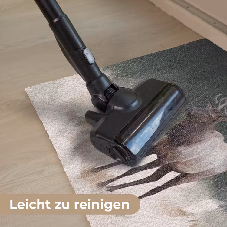 Edelhert - Gewei - Schildering - Rustiek Deurmat klein -reinigen_DE