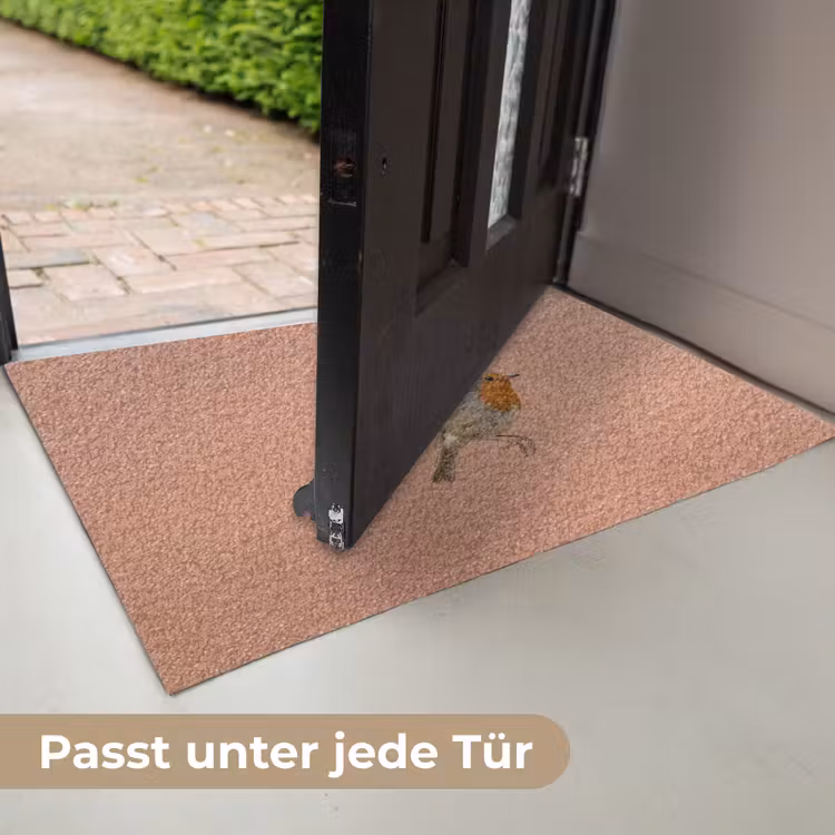 Roodborst - Natuur - Roze Deurmat klein -USP_DE