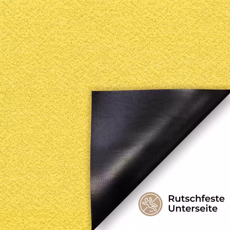 Mij niet bellen - Telefoon - Geel Deurmat klein -antislip_DE