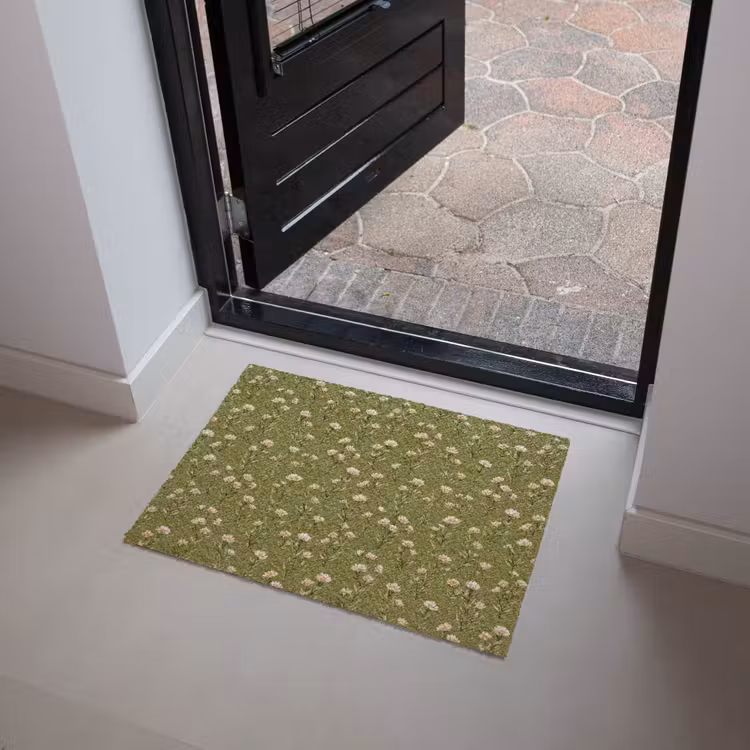 Landelijk - Bloemen - Groen Deurmat klein 898 -sfeer5