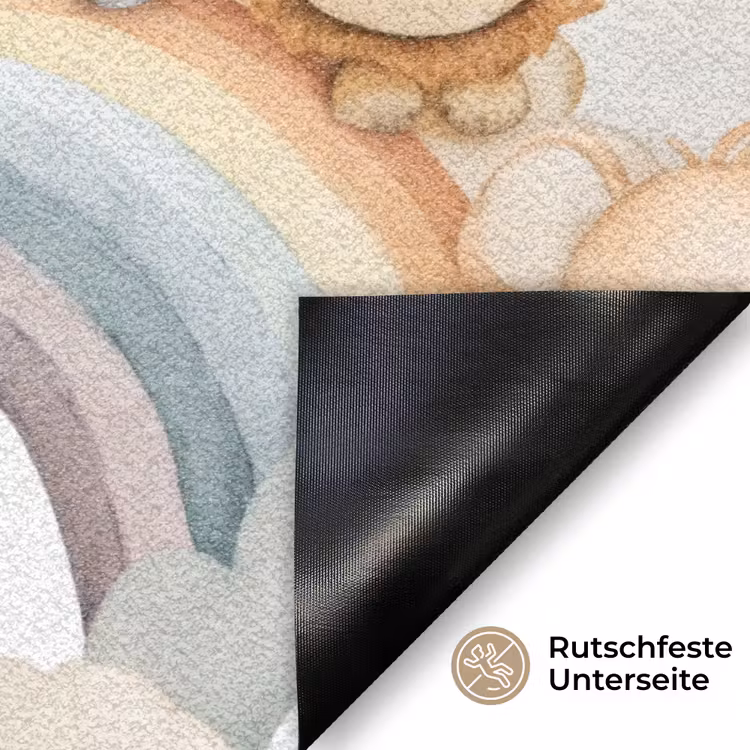 Safari - Regenboog - Kleurrijk Deurmat klein 898 -antislip_DE
