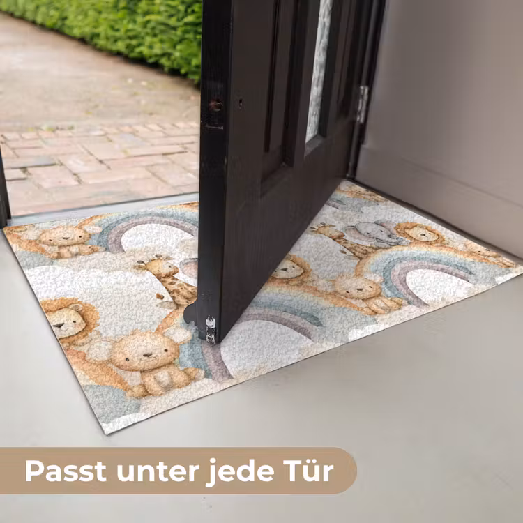 Safari - Regenboog - Kleurrijk Deurmat klein 898 -USP_DE
