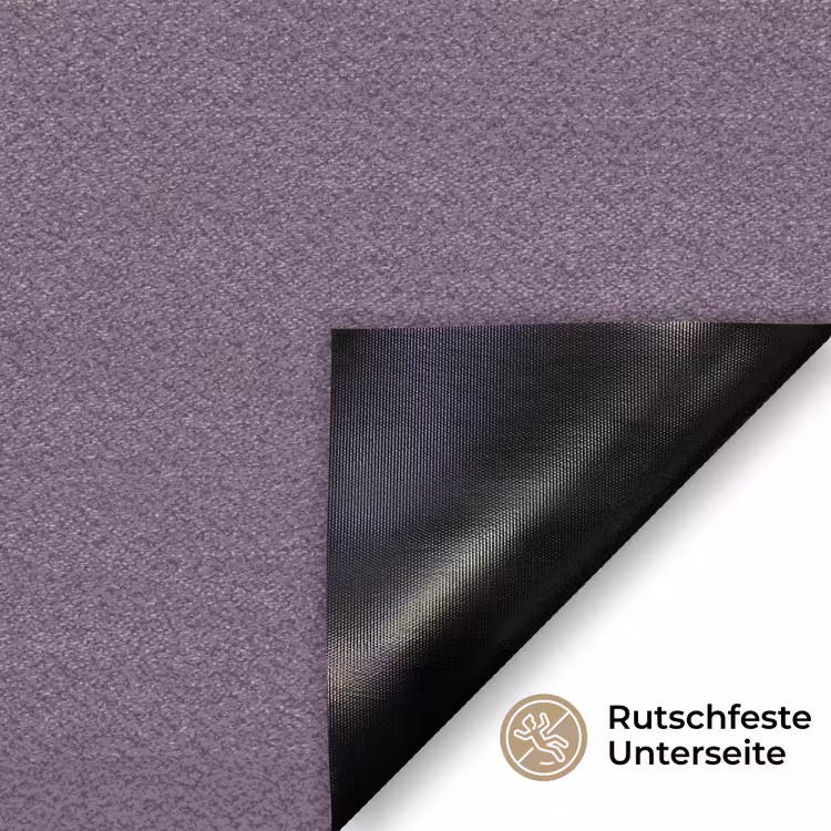 Velvet - Aubergine - Paars Deurmat klein 898 -antislip_DE
