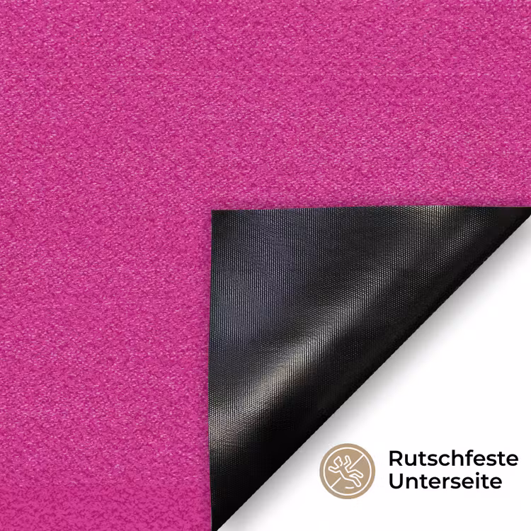 Velvet - Magenta - Roze Deurmat klein 898 -antislip_DE