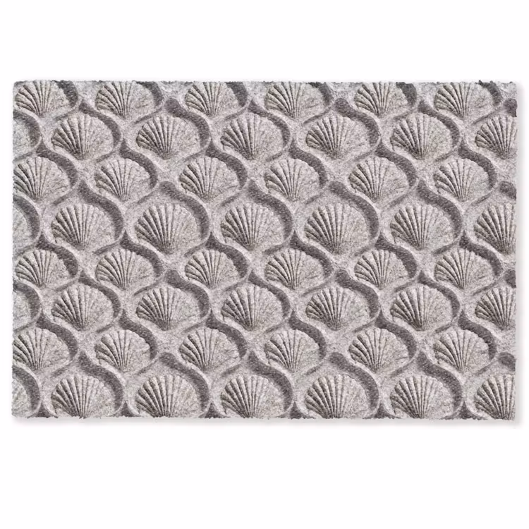 Zand - Schelpenvorm - Grijs Deurmat klein 898 -zkaufland3d