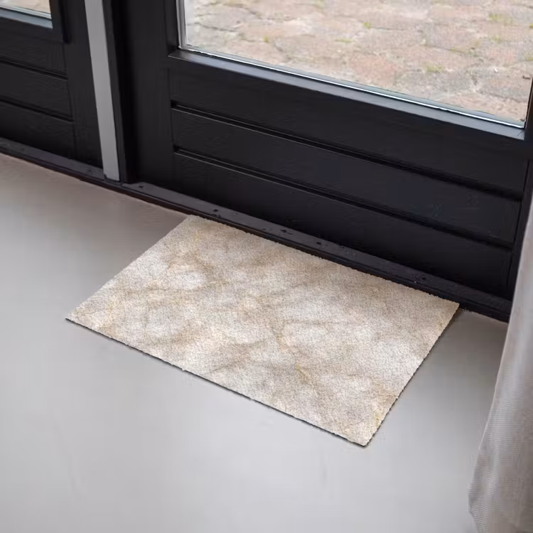 Zandkleurig - Marmer - Natuursteen Deurmat klein 898 -sfeer2