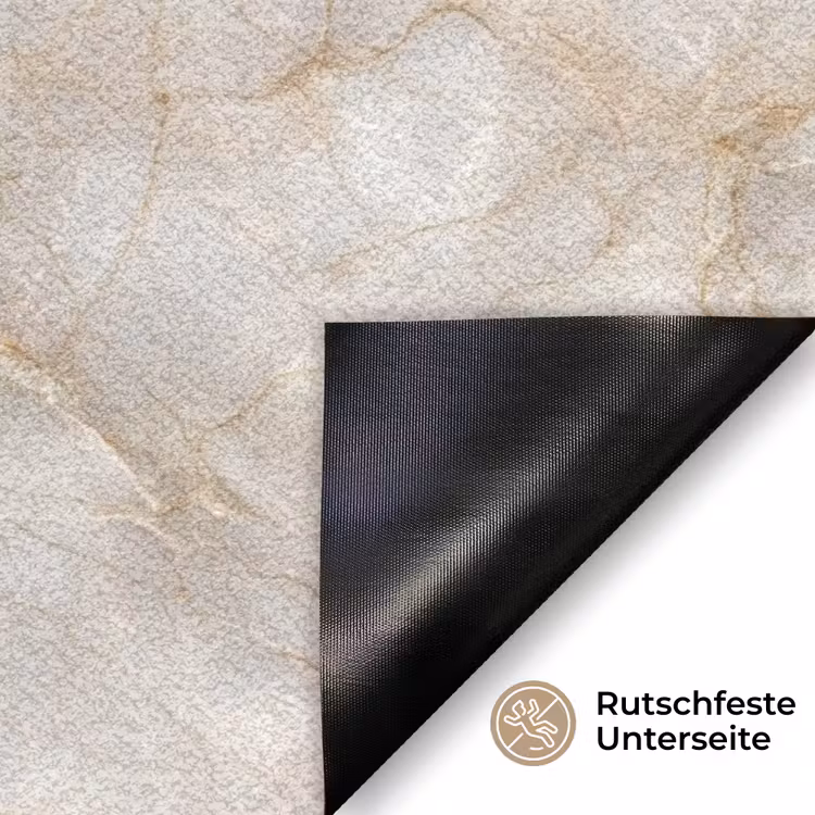 Zandkleurig - Marmer - Natuursteen Deurmat klein 898 -antislip_DE