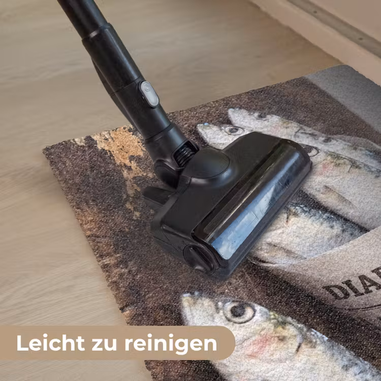 Fußmatte - Sardine – Zeitung – Schneidebrett - Sardientje - krant - snijplank Deurmat klein