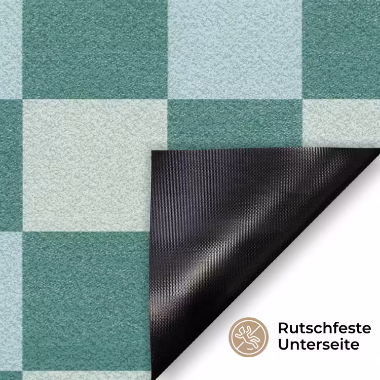 Schaak - Klassiek - Groen Deurmat klein 898 -antislip_DE