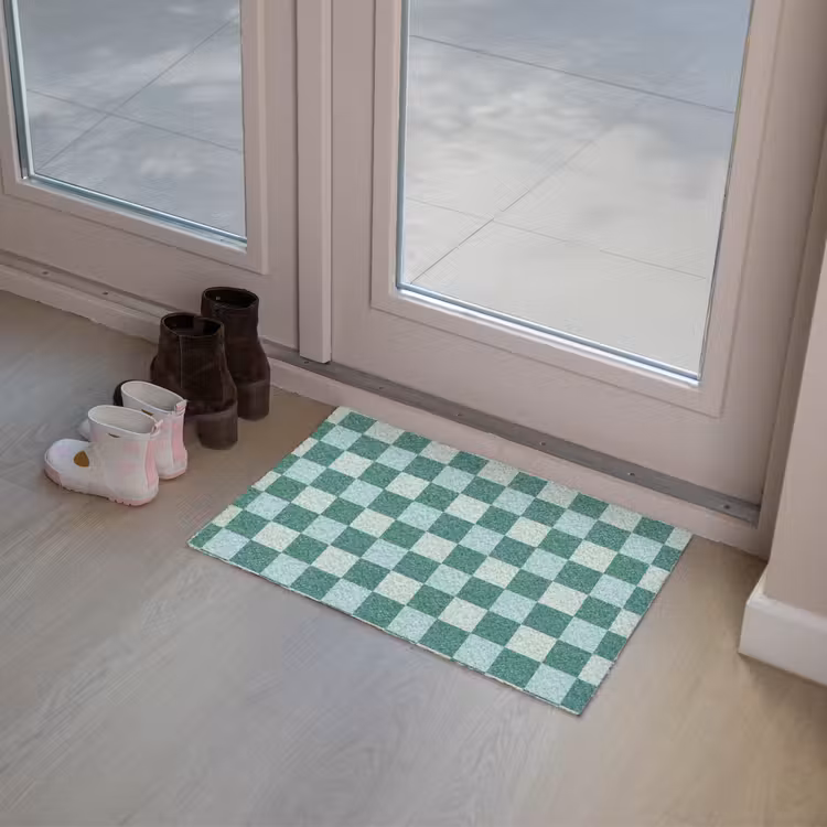 Schaak - Klassiek - Groen Deurmat klein 898 -sfeer3