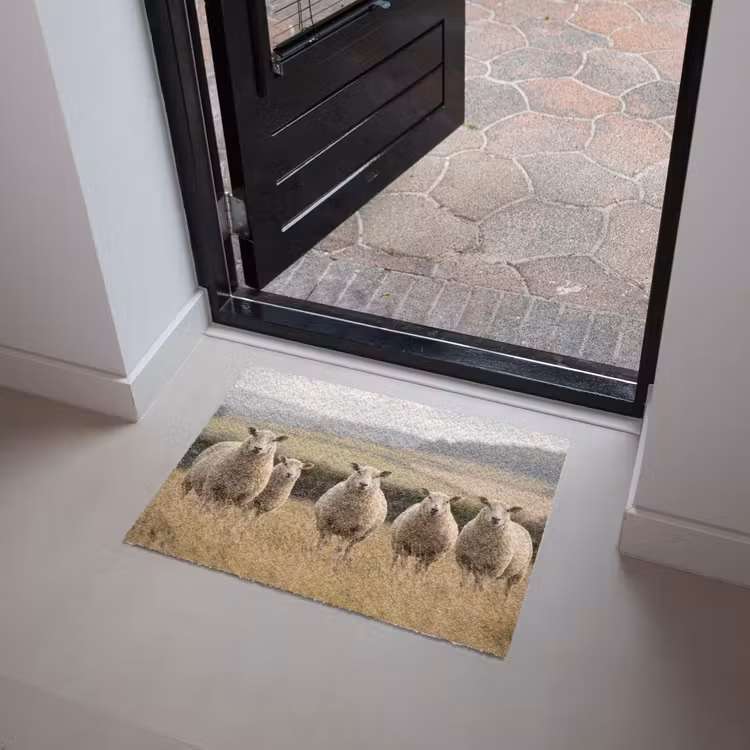 Schapen - Weidenlandschap - Heuvels Deurmat klein -sfeer5