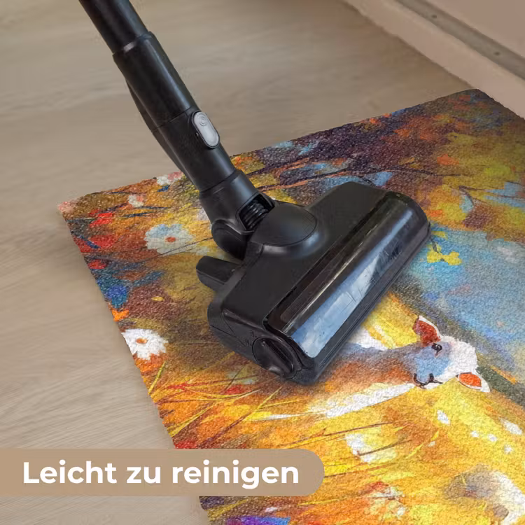 Schaap - Weide - Bloemen Deurmat klein -reinigen_DE
