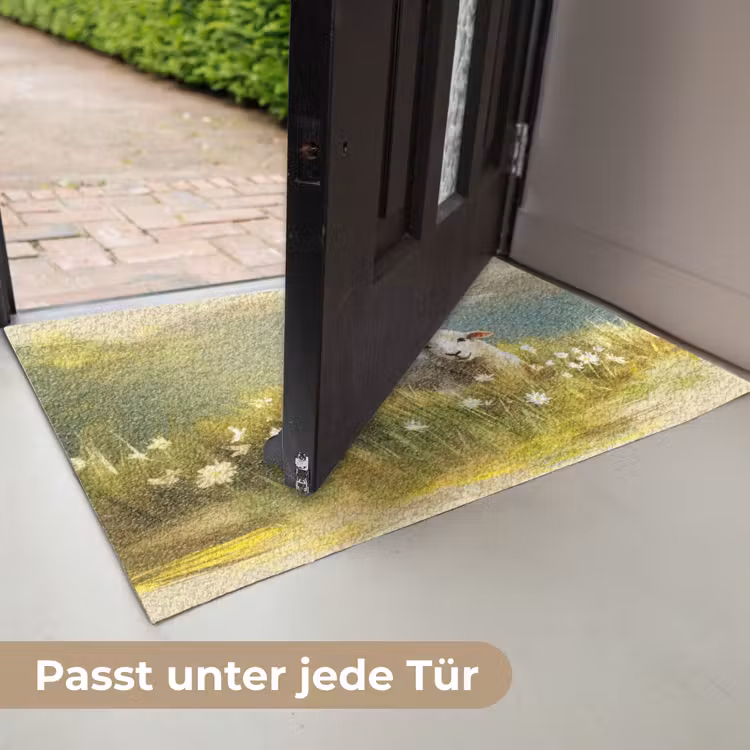 Schaap - Weide - Groen Deurmat klein -USP_DE
