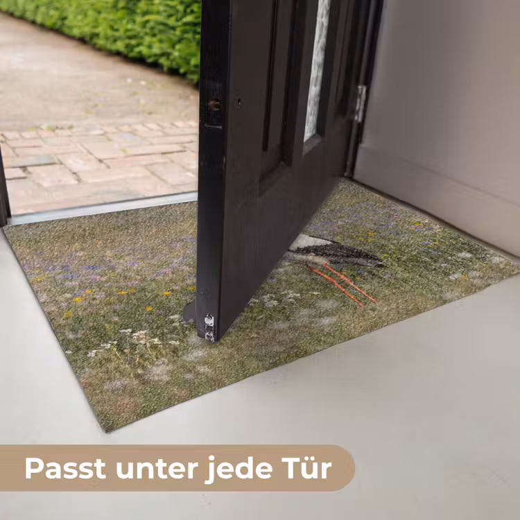 Ooienvaar - Bloemen - Weide - Kleurrijk Deurmat klein -USP_DE