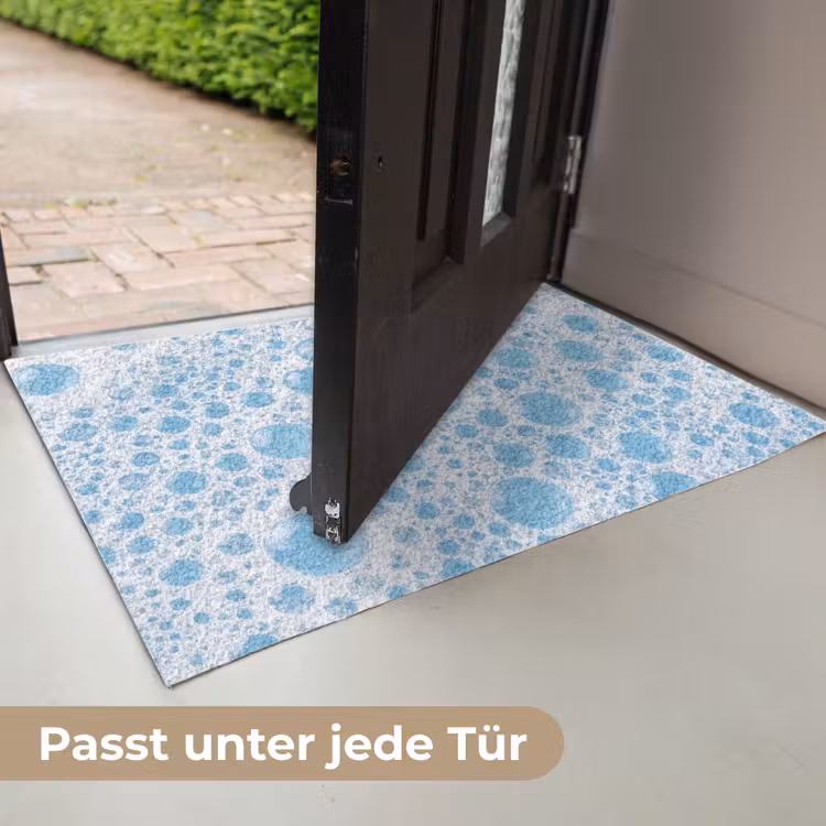Schuim - Bubbels - Blauw Deurmat klein -USP_DE
