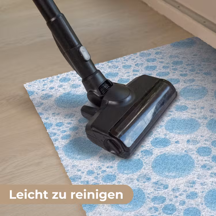 Schuim - Bubbels - Blauw Deurmat klein -reinigen_DE