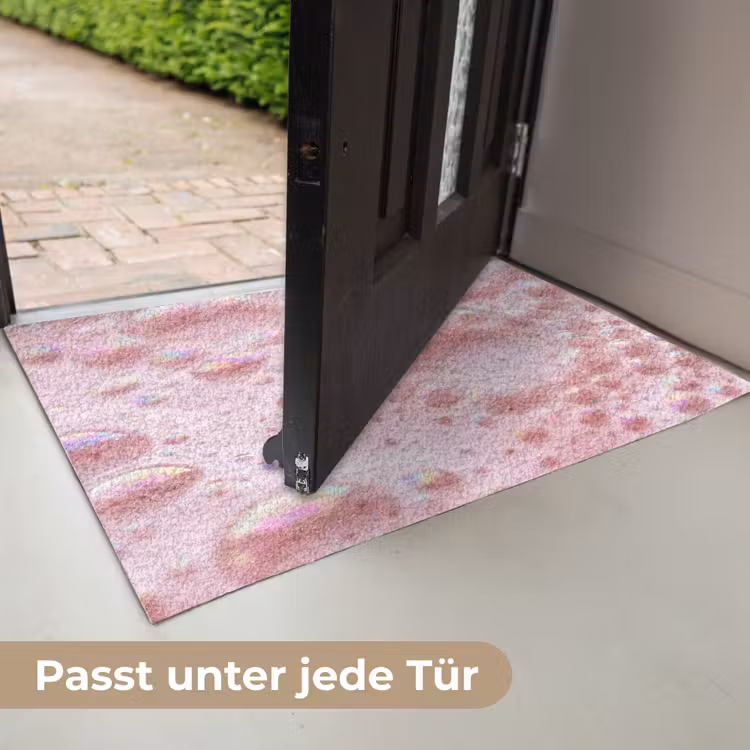 Schuim - Structuur - Roze Deurmat klein -USP_DE
