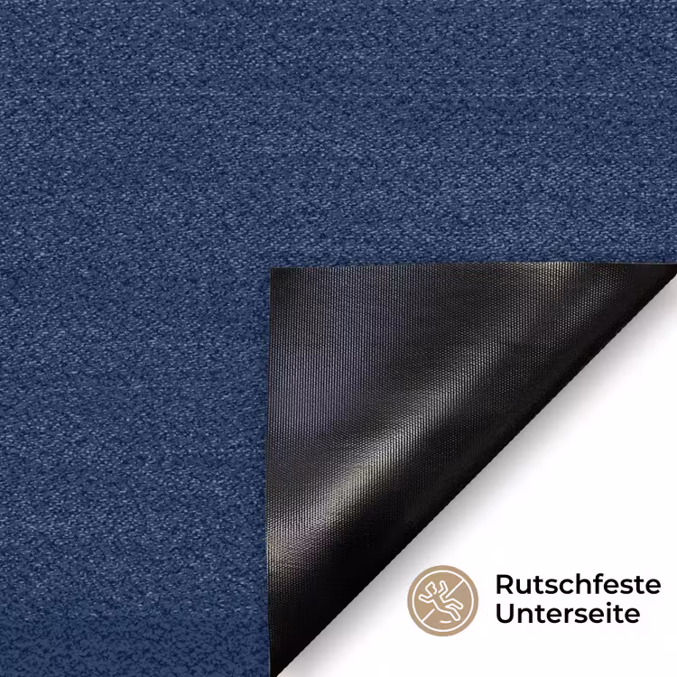 Fuck what they think - Blauw - Cursief Deurmat klein -antislip_DE