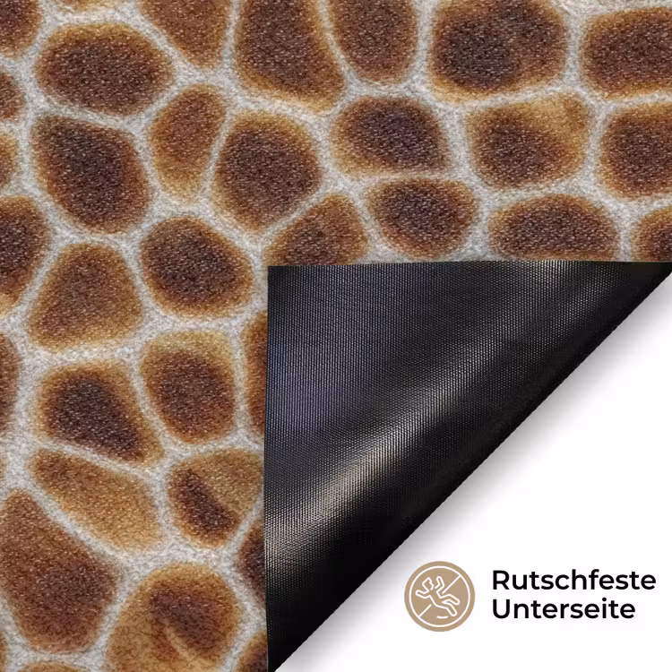 Schildpad - Patroon - Bruin Deurmat klein 898 -antislip_DE