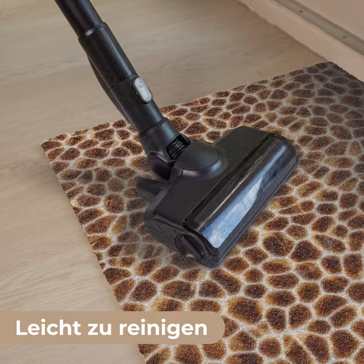 Schildpad - Patroon - Bruin Deurmat klein 898 -reinigen_DE
