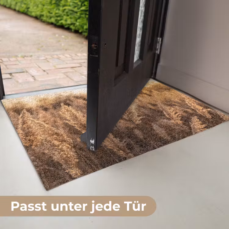 Rietpluimen - Gras - Zonsondergang - Goud - Serene Deurmat klein -USP_DE