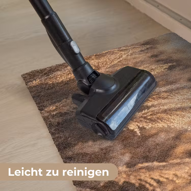 Rietpluimen - Gras - Zonsondergang - Goud - Serene Deurmat klein -reinigen_DE