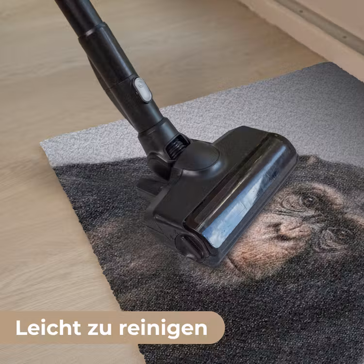 Chimpansee - Badeend - Grijs Deurmat klein -reinigen_DE