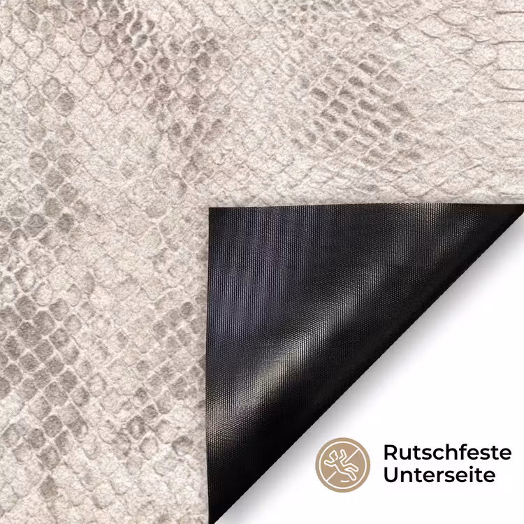 Slang - Patroon - Beige Deurmat klein 898 -antislip_DE