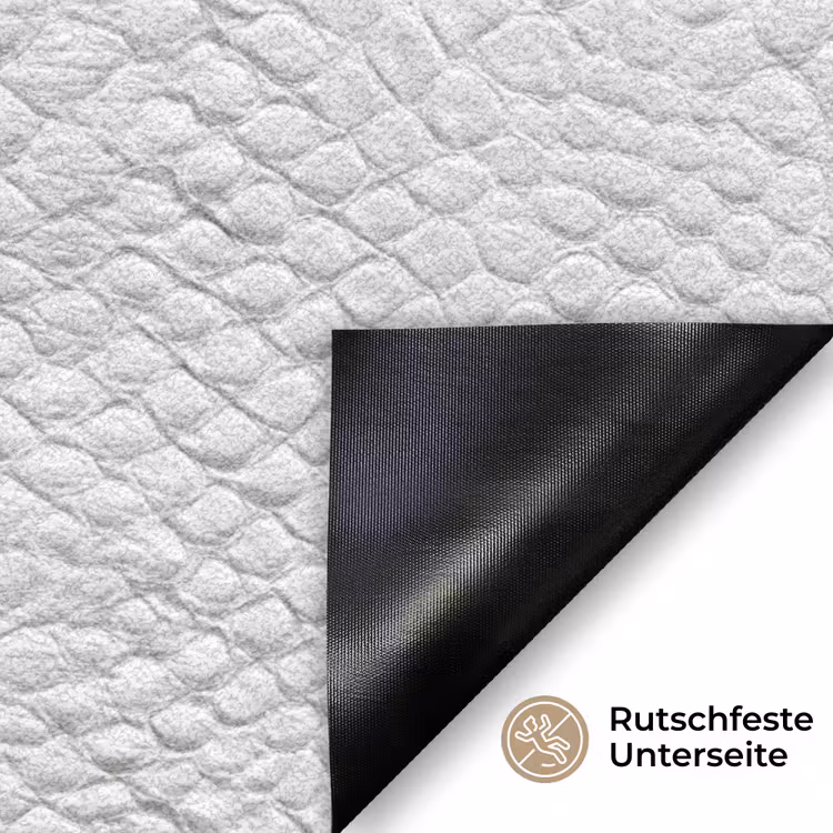 Slang - Patroon - Wit Deurmat klein 898 -antislip_DE