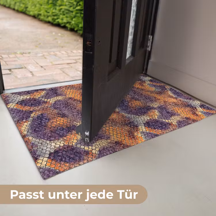 Slang - Schubben - Kleurrijk Deurmat klein 898 -USP_DE