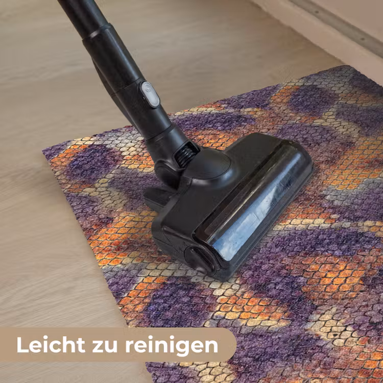 Slang - Schubben - Kleurrijk Deurmat klein 898 -reinigen_DE