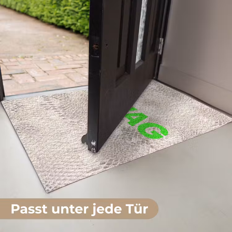 Slangenprint - SWAG - Neon - Groen Deurmat klein -USP_DE