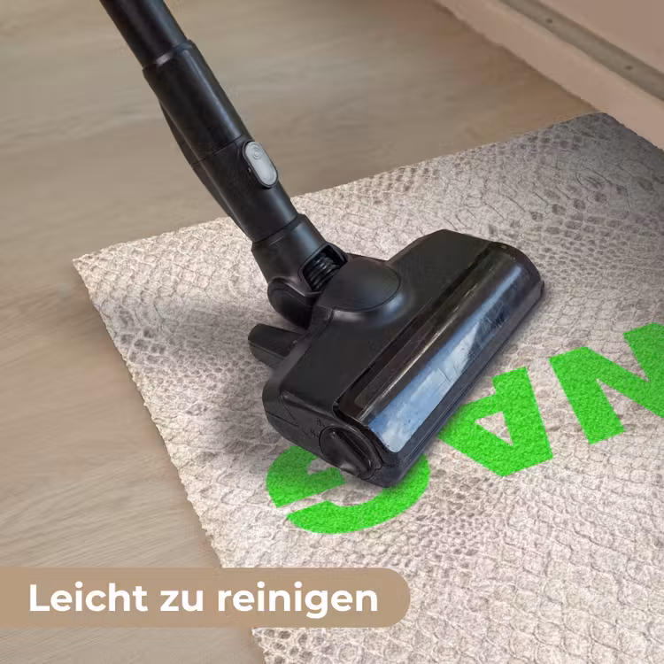 Slangenprint - SWAG - Neon - Groen Deurmat klein -reinigen_DE