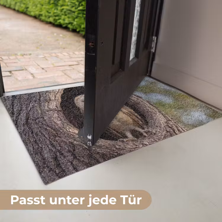 Kerkuil - Boom - Natuur - Bruin Deurmat klein -USP_DE