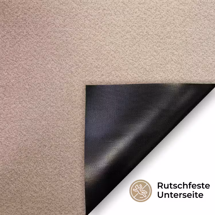 Vlinder - Bloem - Blauw Deurmat klein -antislip_DE