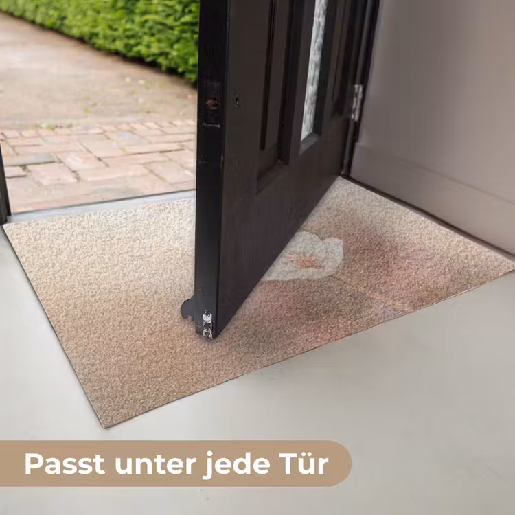 Vlinder - Bloem - Blauw Deurmat klein -USP_DE