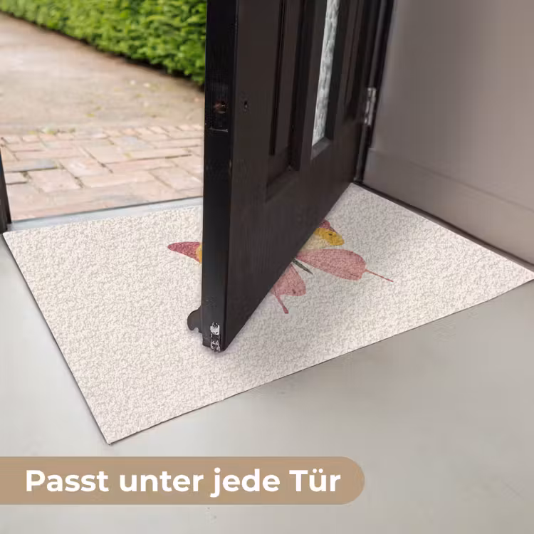 Vlinder - Illustratie - Roze Deurmat klein -USP_DE