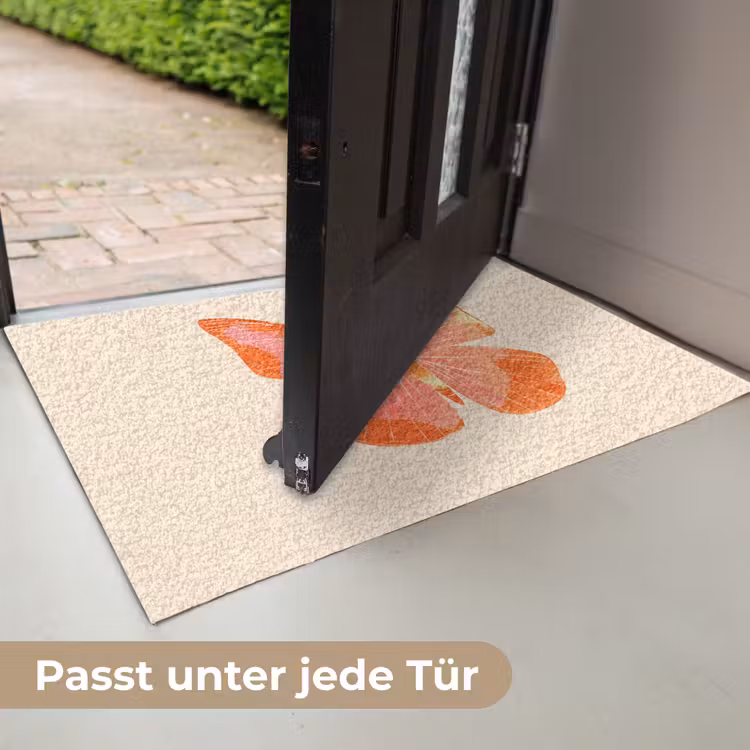 Vlinder - Minimalistisch - Roze Deurmat klein -USP_DE