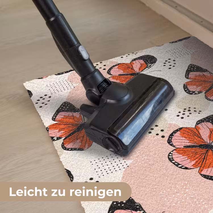 Vlinders - Retro - Kleurrijk Deurmat klein 898 -reinigen_DE