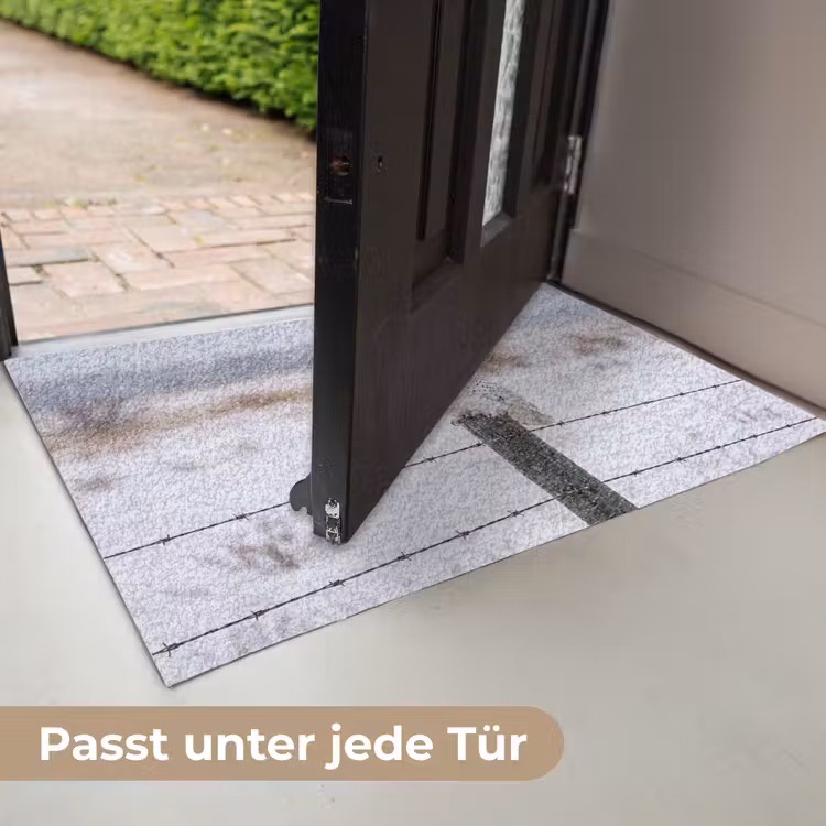 Sneeuwuil - Hek - Sneeuw - Wit Deurmat klein -USP_DE