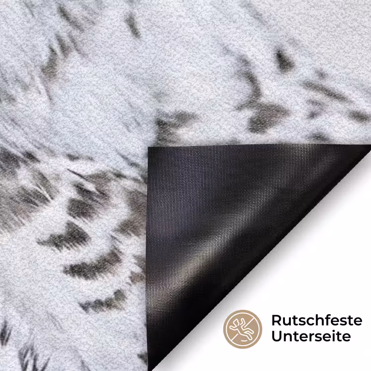 Sneeuwuil - Oog - Wildlife - Wit Deurmat klein -antislip_DE