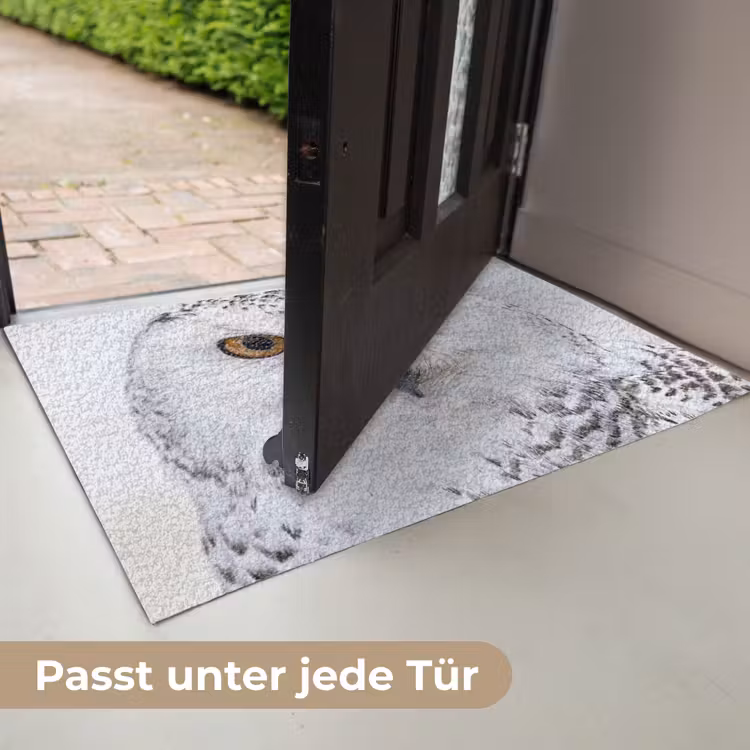 Sneeuwuil - Oog - Wildlife - Wit Deurmat klein -USP_DE