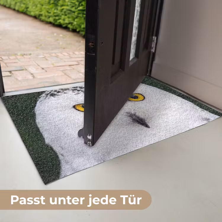 Sneeuwuil - Portret - Geel Deurmat klein -USP_DE