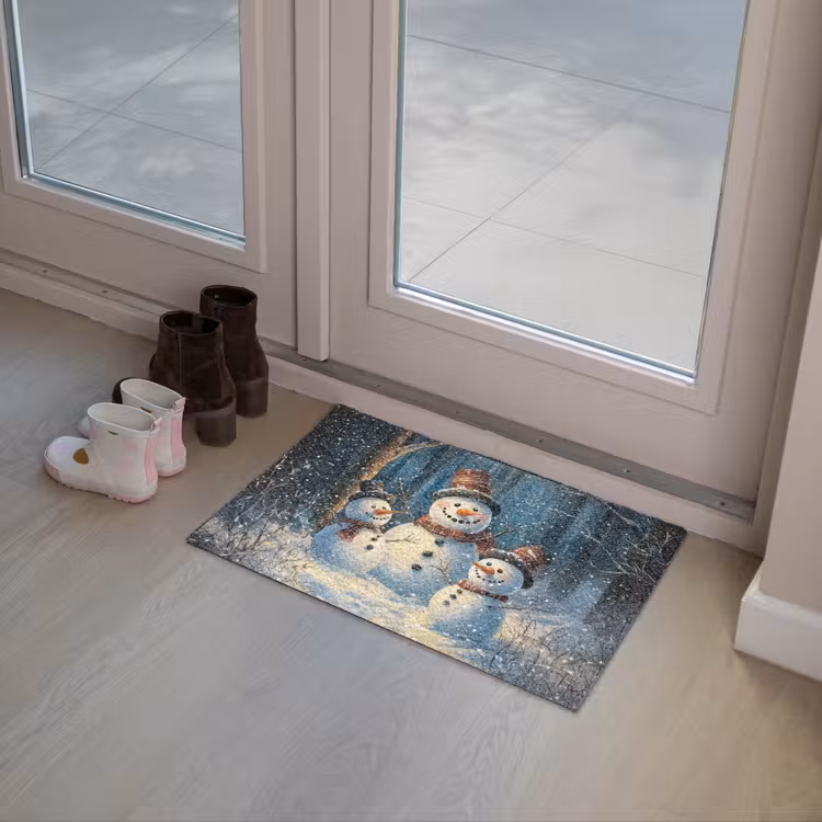 Sneeuwpop - Sneeuw - Winter - Bos Deurmat klein -sfeer3