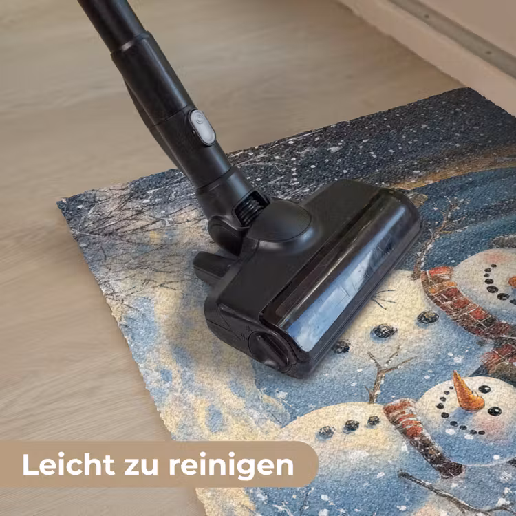 Sneeuwpop - Sneeuw - Winter - Bos Deurmat klein -reinigen_DE